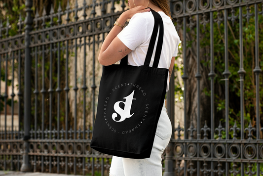 Scent & Thread Circle Logo Tote